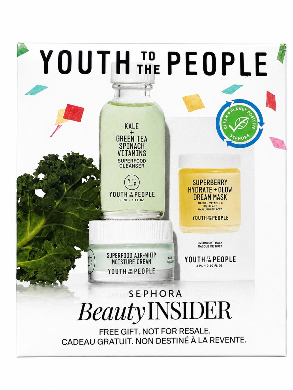 Youth To The People Superfood Skincare Trio - NIB